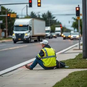 homem escapa de caminhonete em Tatuí