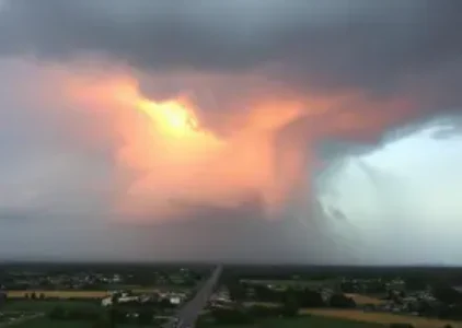 alerta amarelo de tempestade
