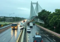Trânsito na ponte da Apae em Tatuí