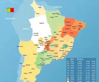 mapa da apuração das eleições 2026 em Tatuí